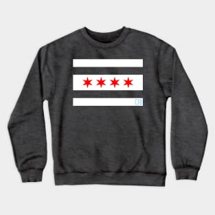 The flag of Chicago Crewneck Sweatshirt